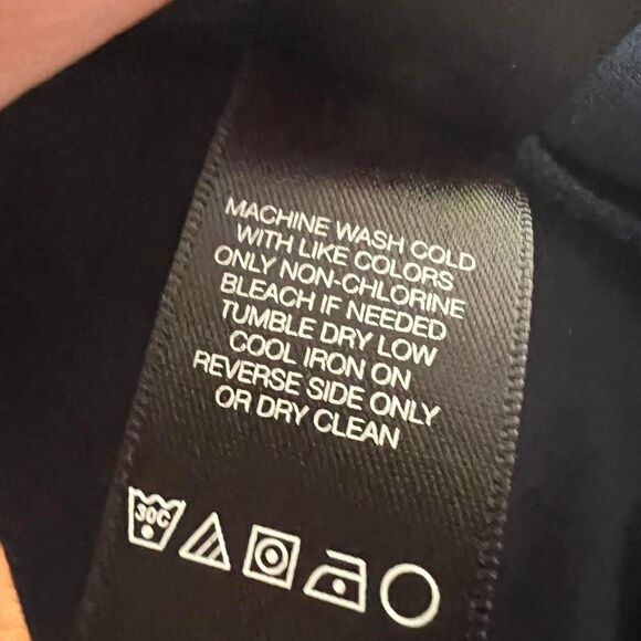 Women's Navy Kenneth Cole New York Zip Up Mock Wrap Dress - Picture 8 of 8